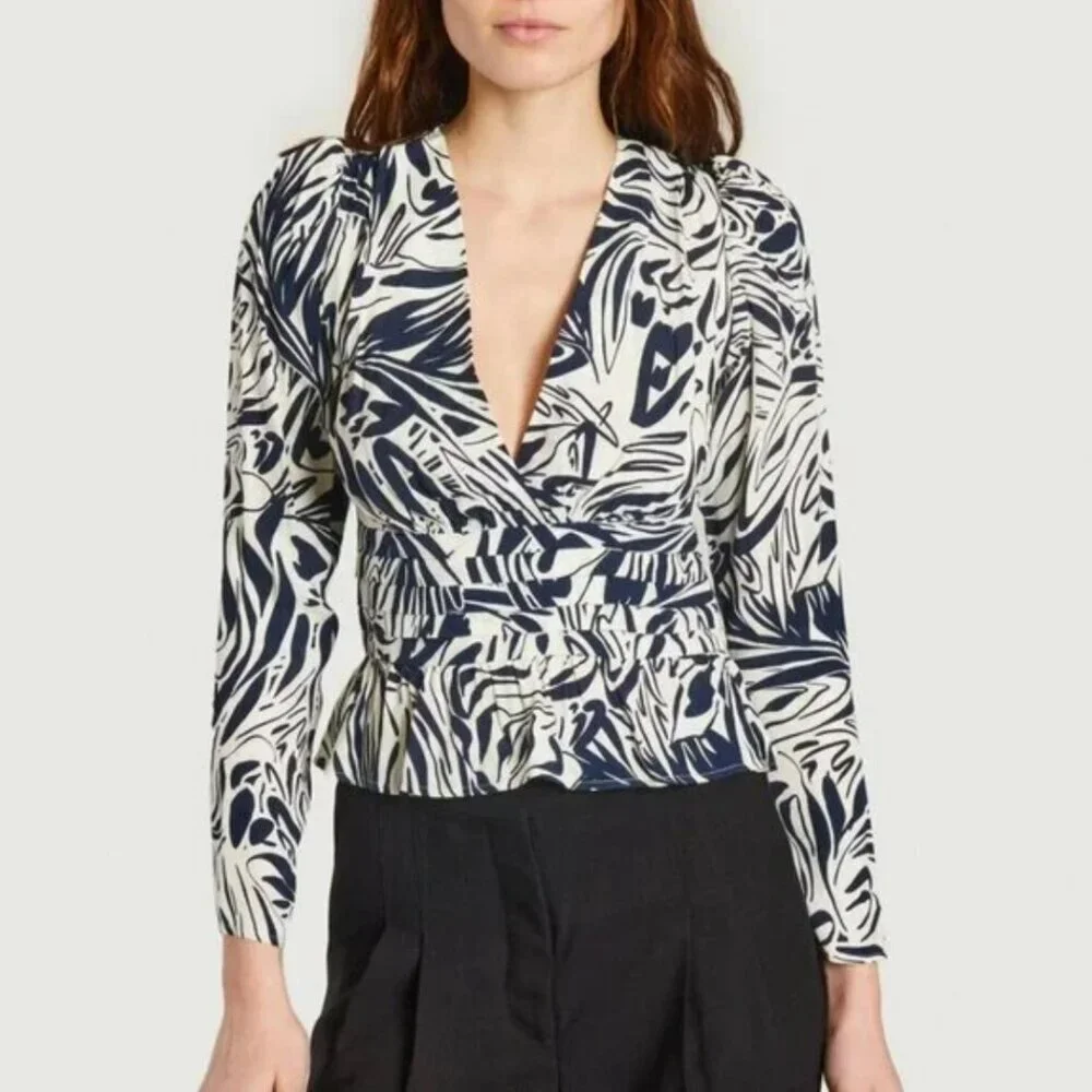 ba&sh Cae Blouse Size Medium (US 8) - Picture 1 of 3